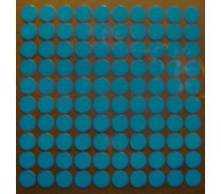 100 Buegelpailletten 9mm Neon blau